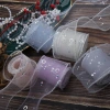 In stock: 5cm iriered laser small circle fishtail yarn ribbon bow hair accessories, shoes, flowers, toys, children's clothing accessories straps Specification image